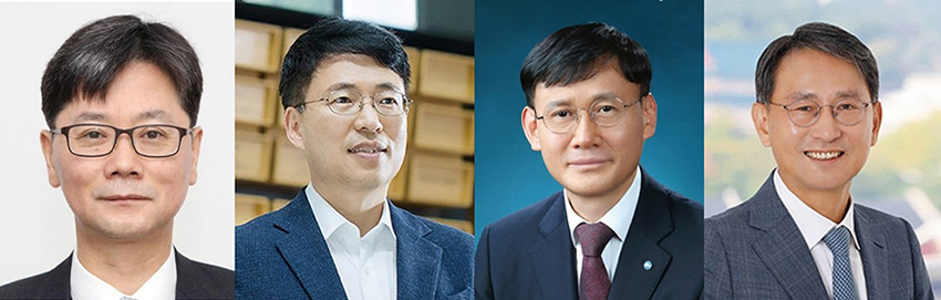 ▲ 왼쪽부터 손병석 GS건설 사외이사, 이호영 GS건설 사외이사 후보, 정연기 코오롱글로벌 사외이사, 이창재 태영건설 사외이사. 사진 = GS건설·우리금융그룹·김앤장GS건설·우리금융그룹·김앤장