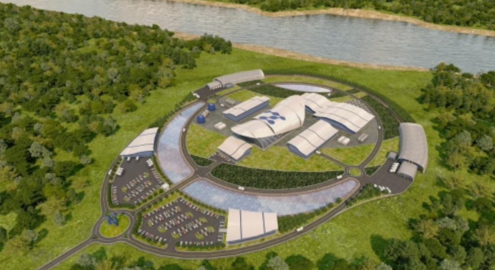 뉴스케일의 SMR 프로젝트 조감도. / 사진제공=삼성물산