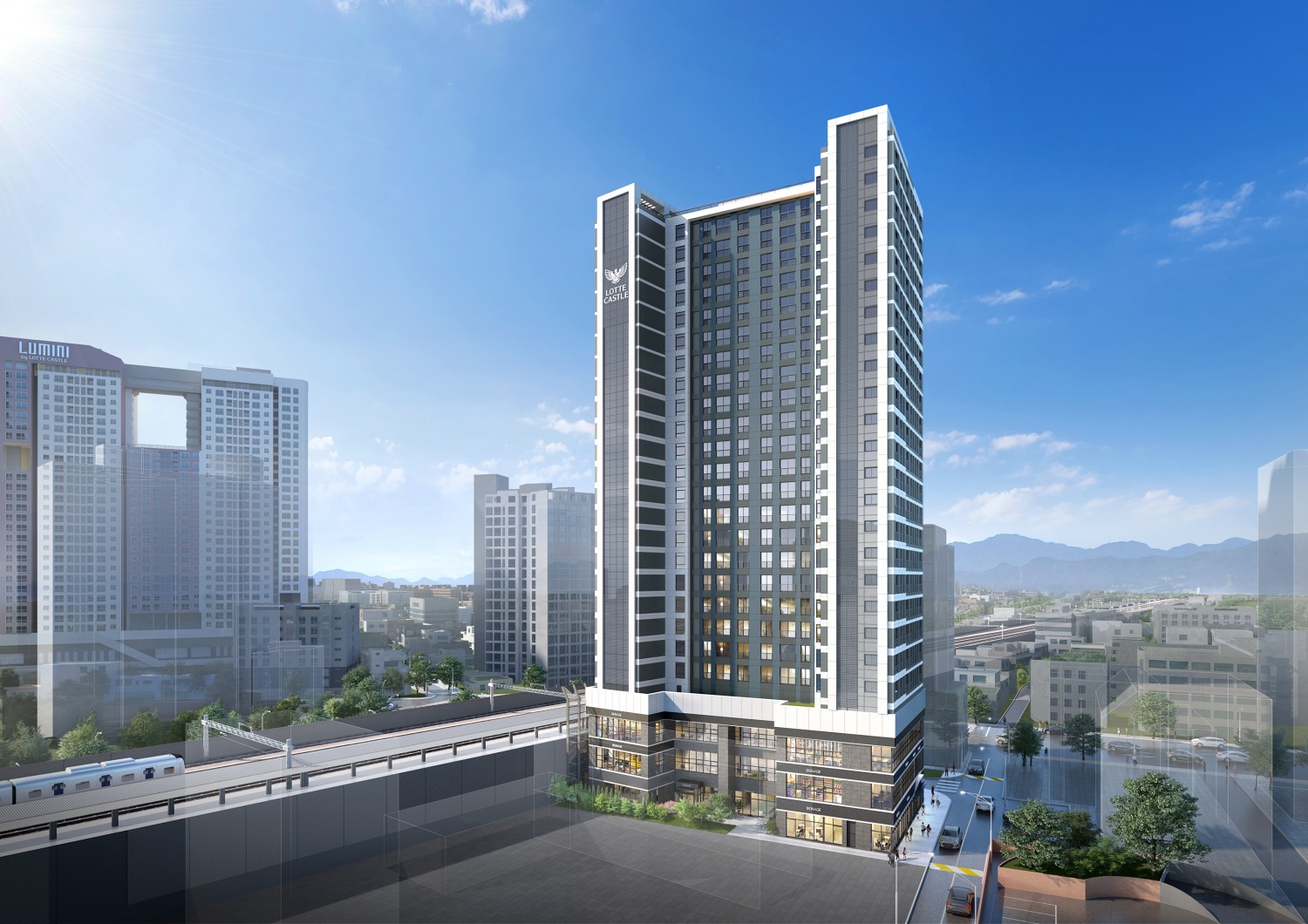 용산 남영역 롯데캐슬 헤리티지 투시도. / 사진제공=롯데건설