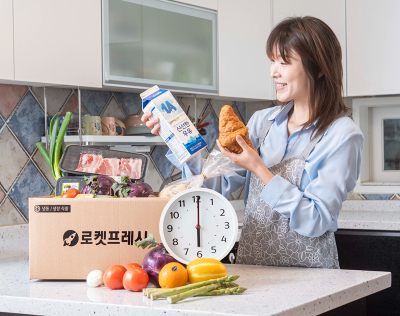 쿠팡이 운영하는 신선식품 배송서비스 로켓프레시. /사진제공=쿠팡