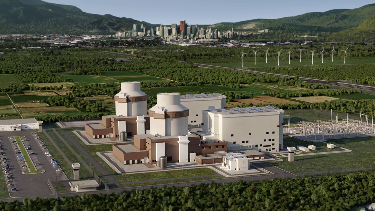 현대건설-웨스팅하우스, 대형원전 AP1000® 조감도./사진제공=현대건설