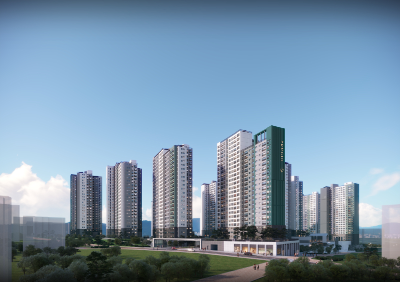 동탄 포레파크 자연앤 푸르지오 주경 투시도 / 사진제공=대우건설