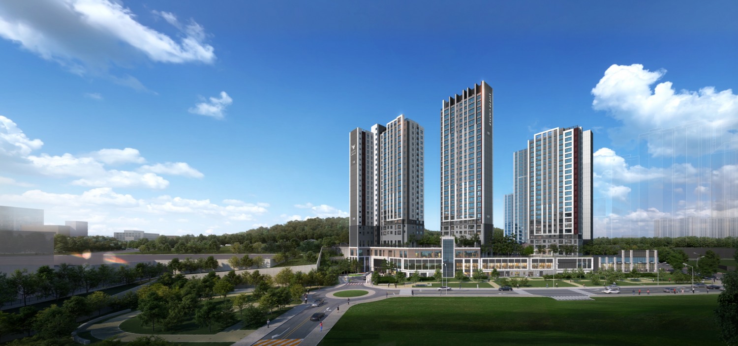 풍무역 롯데캐슬 시그니처 투시도. / 사진제공=롯데건설