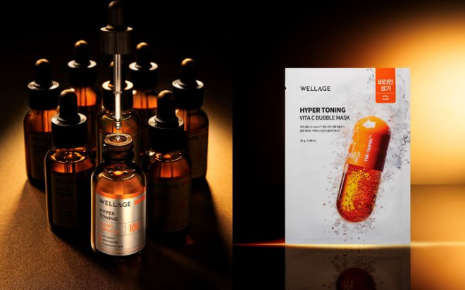 휴젤 웰라쥬 '하이퍼 토닝' 제품 2종. /사진=휴젤