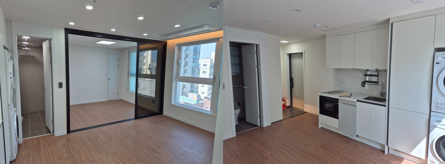 매매 기준으로 (왼쪽)전용면적 36.88㎡는 5억5000만원이고 (오른쪽)전용면적 29.76㎡는 4억4000만원 수준이다. / 사진=한상현 기자