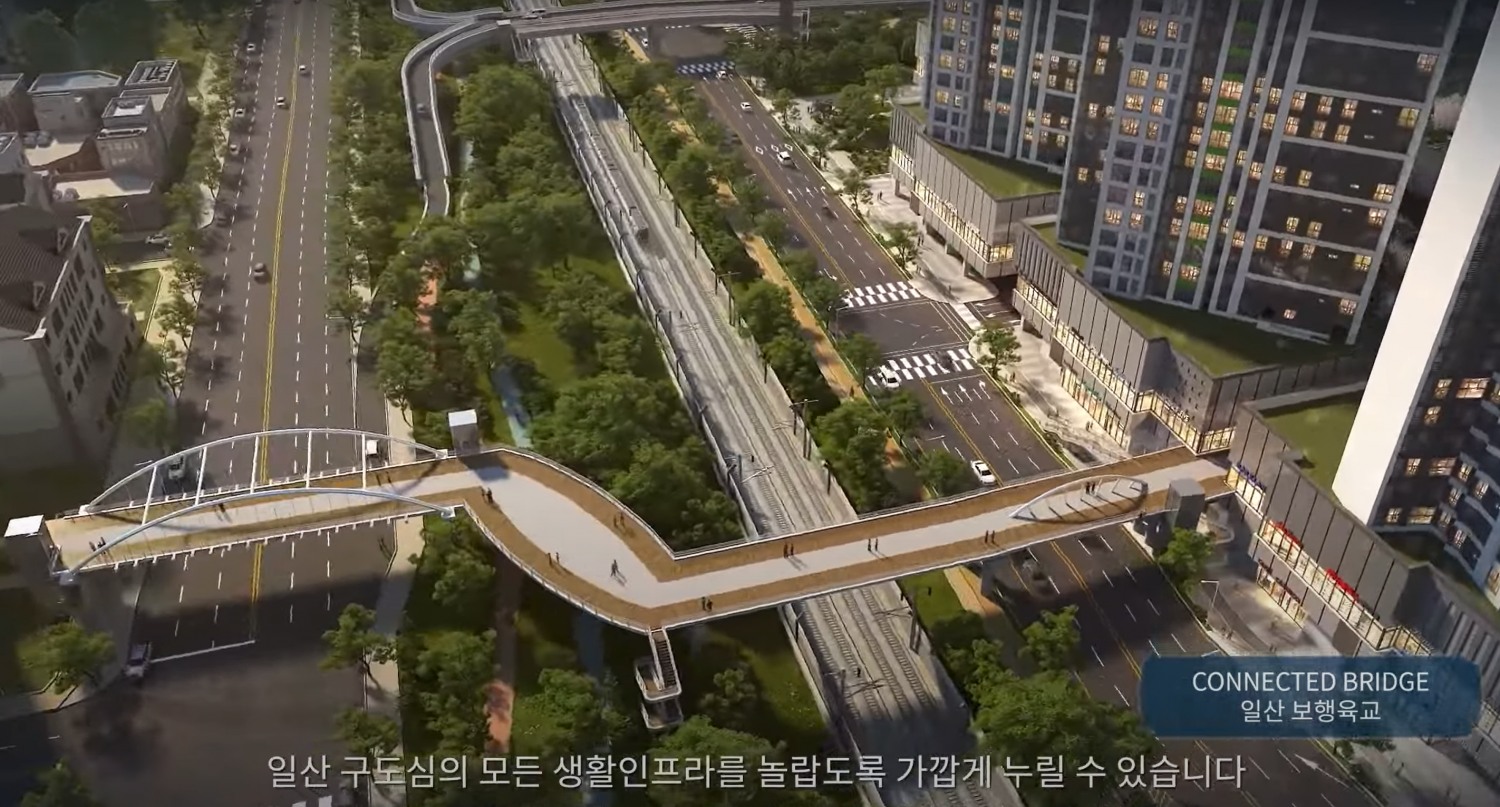 분양 당시 '더샾 일산 엘로이' 오피스텔 단지 홍보 영상 갈무리.