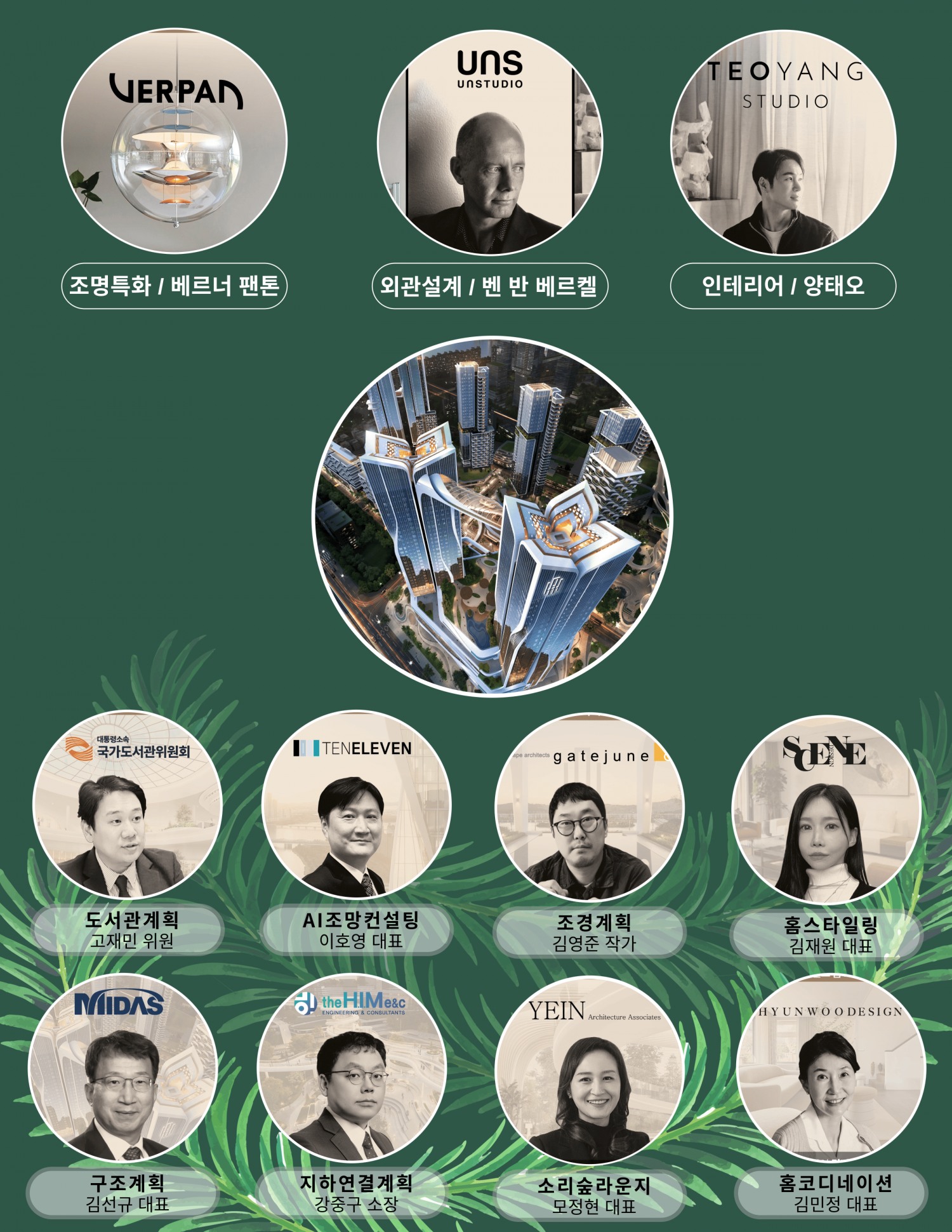 '오티에르 용산' 협업 국내외 11인 전문가. / 사진제공=포스코이앤씨