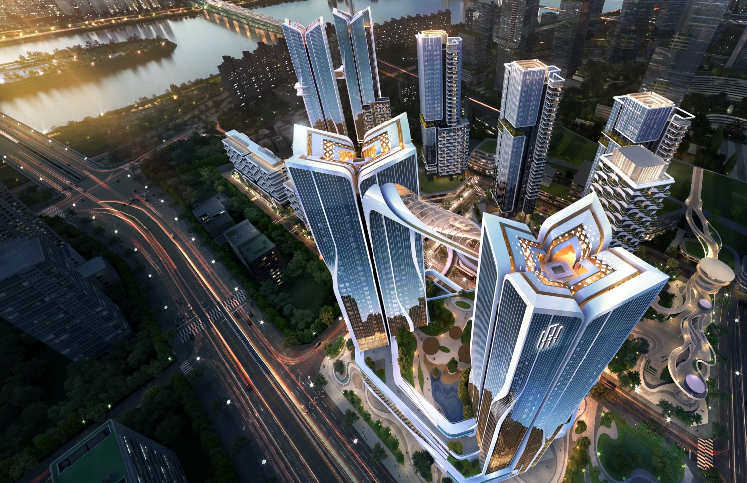 오티에르 용산 조감도. / 사진제공=포스코이앤씨