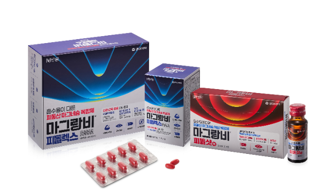 동아제약 '마그랑비 피돌샷 액'과 '피돌렉스 연질캡슐'. /사진=동아제약