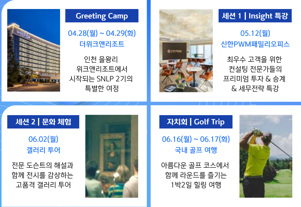 신한금융그룹이 진행하는 '신한 넥스트리더스' 2기 프로그램 일부 / 자료제공=신한은행