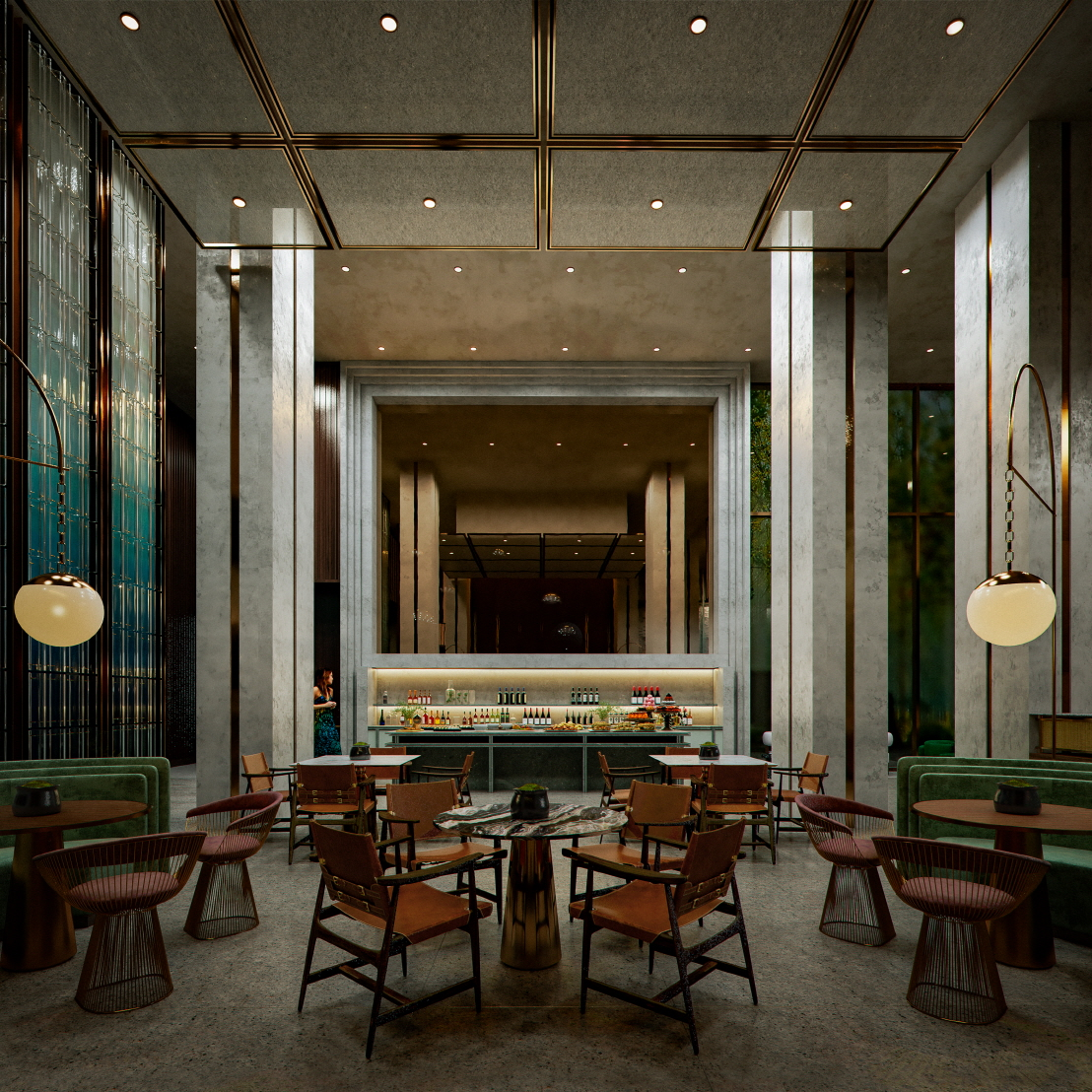 더파크사이드 스위트 어매니티 투시도. / 사진제공=더피알