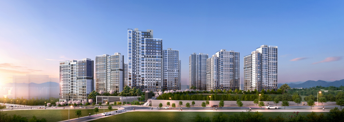 검단호수공원역 중흥S-클래스 투시도./사진제공=중흥토건