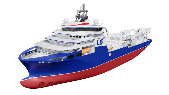 LS마린솔루션 신규 포설선(CLV) 조감도. /사진제공=LS마린솔루션