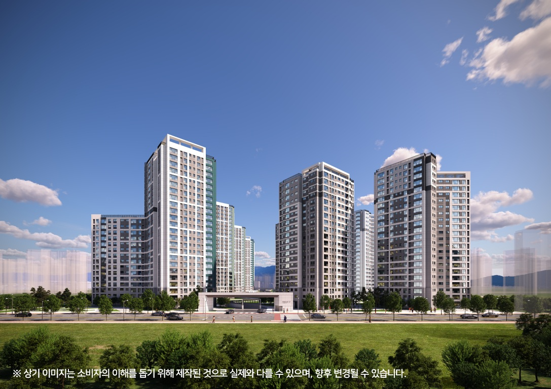 에코델타시티 푸르지오 트레파크 투시도./사진제공 =대우건설 컨소