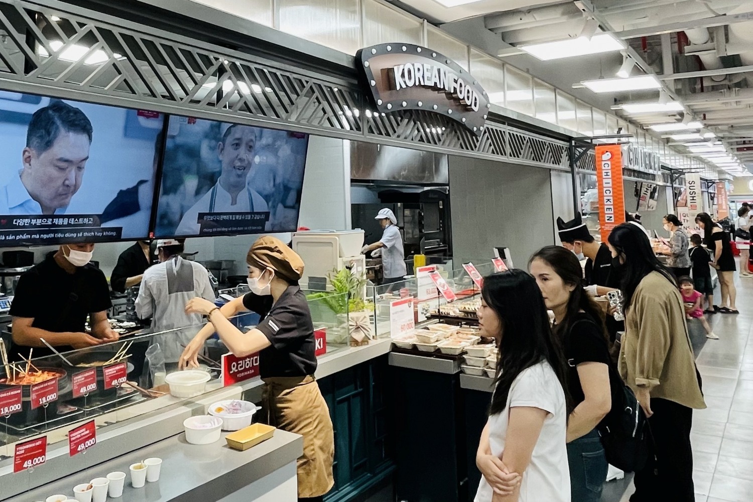 베트남 롯데마트 하노이센터점 요리하다 키친 전경./사진제공=롯데마트