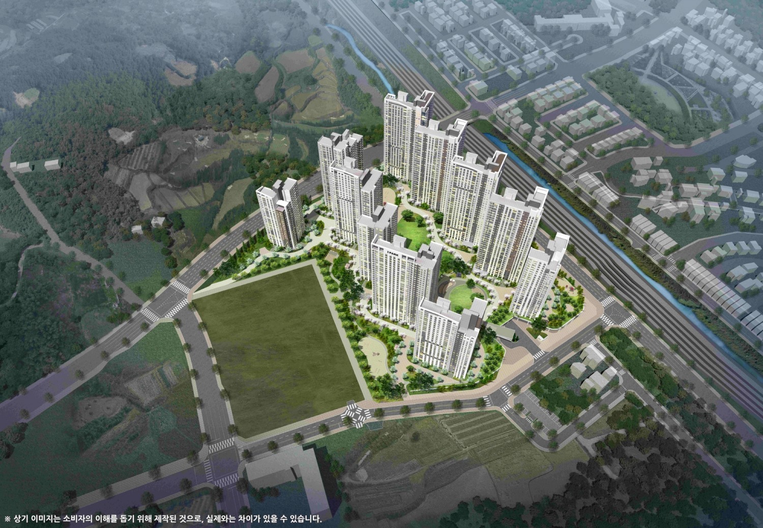 천안시 부대1지구 조감도./사진제공=HDC현대산업개발