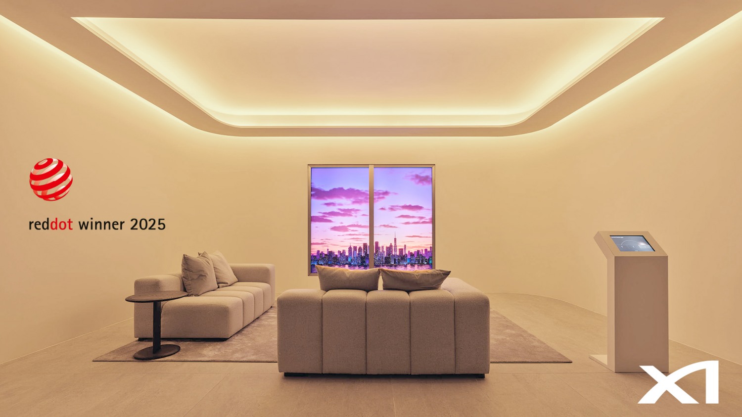 대치동 자이갤러리 내 자이랩 구성 중 ‘빛’을 주제로 GS건설이 조명 시스템인 Human Centric Lighting System 체험공간./사진제공=GS건설