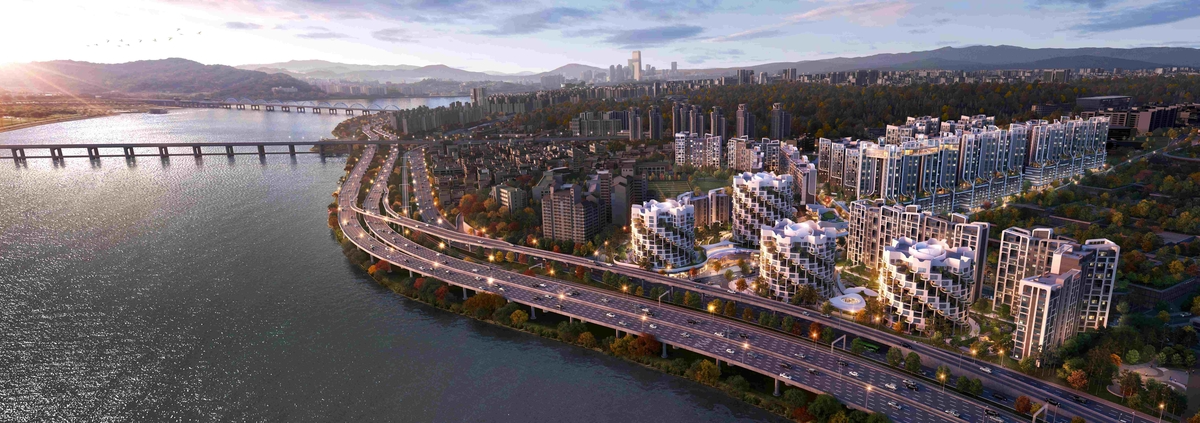 래미안 글로우힐즈 한남 조감도./사진제공=삼성물산