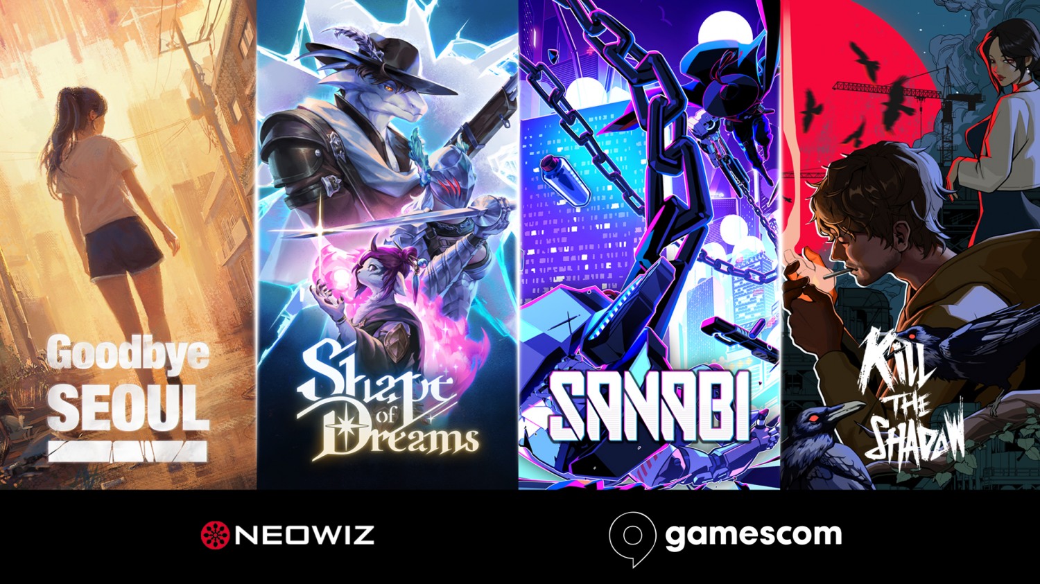 네오위즈가 올해 게임스컴에 출품하는 인디게임 라인업. / 사진=네오위즈