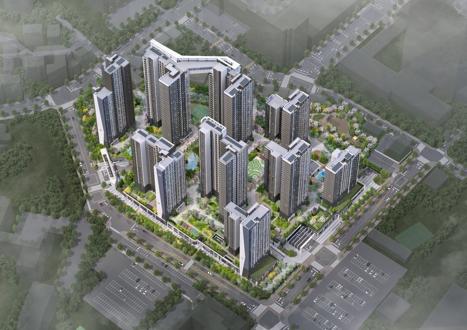 디에이치 아델스타 조감도