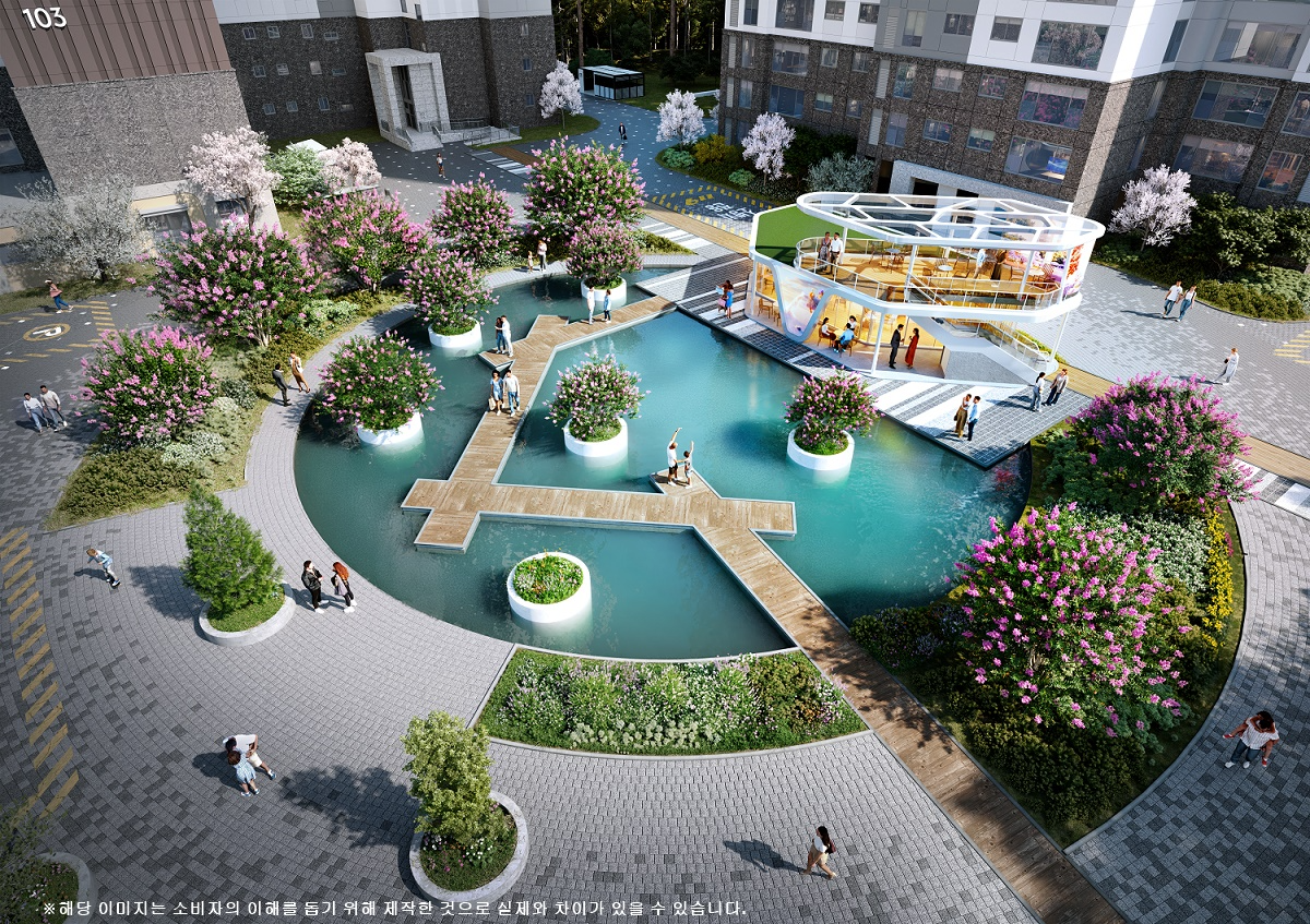 탑석 푸르지오 파크7 아쿠아 포레스트./사진설명=대우건설