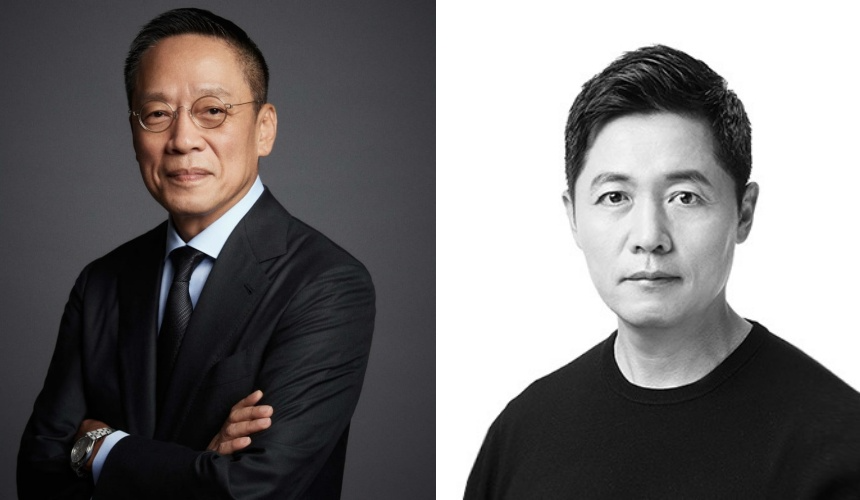 정태영 현대카드 부회장(왼쪽)과 조창현 신임 대표. 사진제공=현대카드