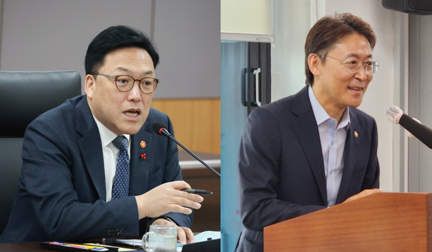 김병환 금융위원장(왼쪽)과 권대영 금융위원회 부위원장 / 사진제공 = 금융위원회