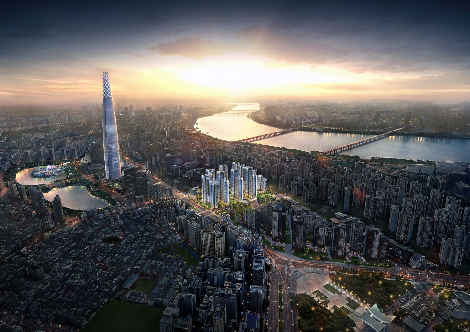 ’잠실 르엘’ 투시도./사진제공=롯데건설