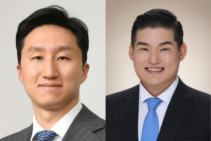 (왼쪽부터) 정기선 HD현대 수석부회장과 장선익 동국제강 전무. /사진제공=각 사