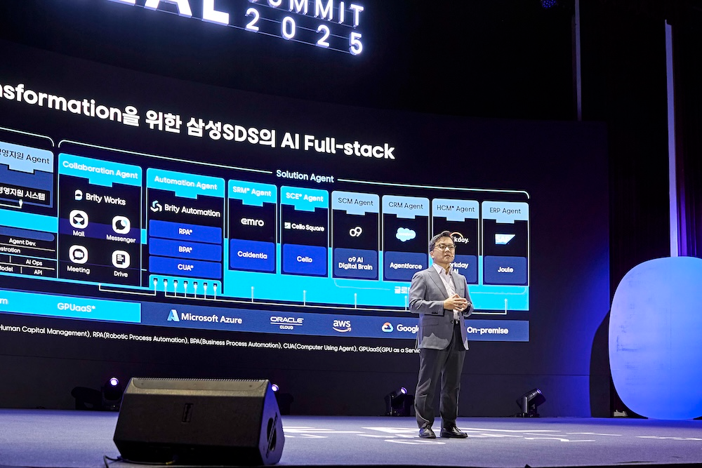 이준희 삼성SDS 대표이사(사장). / 사진=삼성SDS