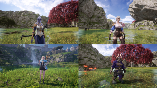 더 스타라이트에 등장하는 메인 캐릭터, 이들 캐릭터는 원작 소설 속 주인공 들이다. / 사진=컴투스