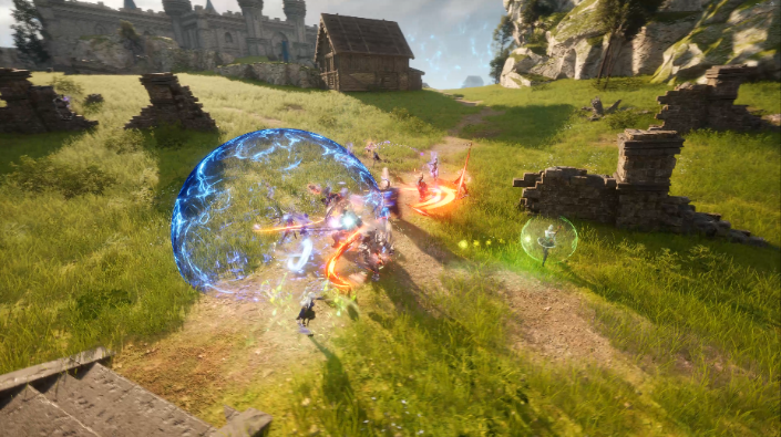 더 스타라이트 배틀로얄 '영과의 섬' 콘텐츠 플레이 화면. / 사진=컴투스