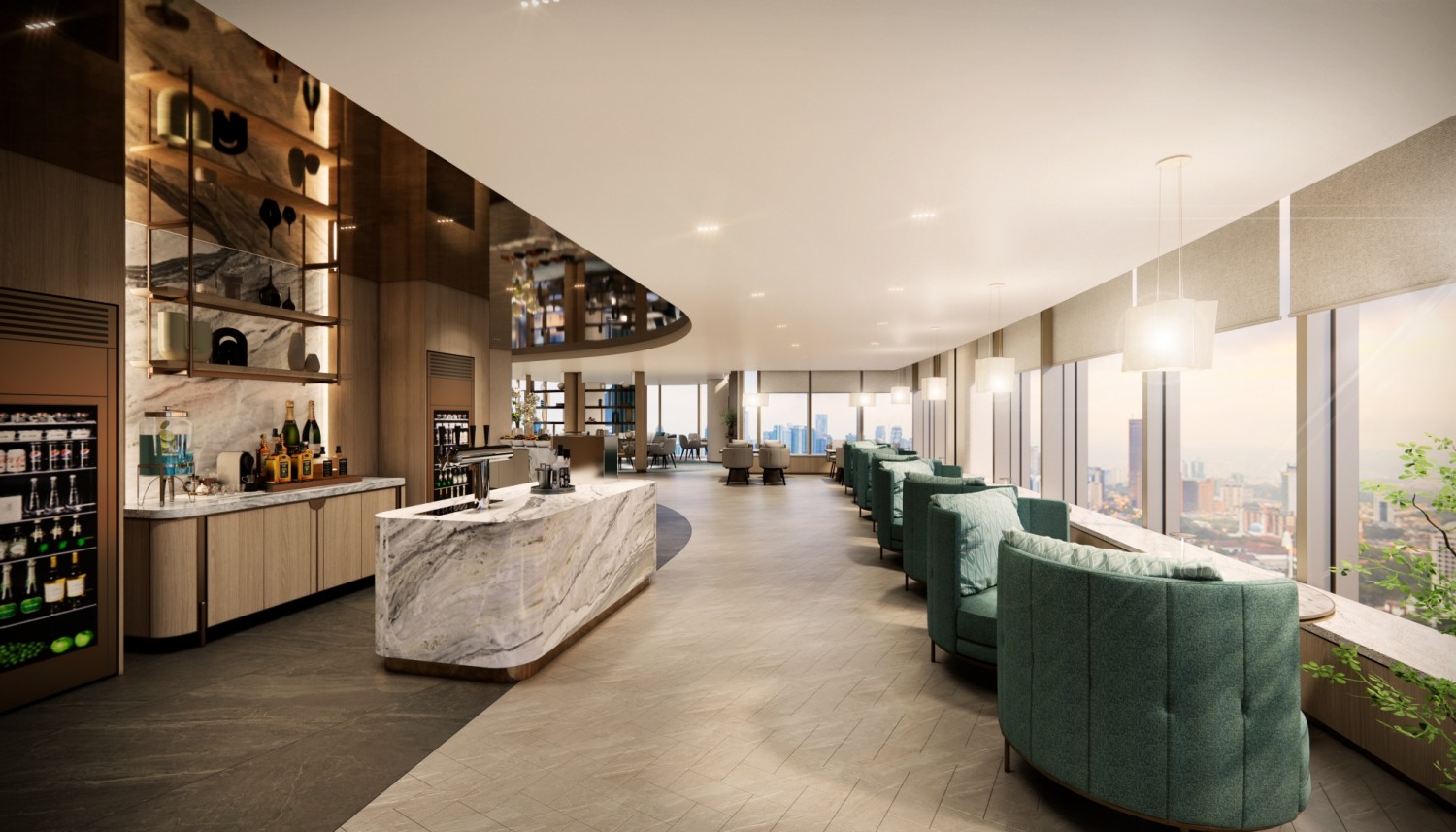 웨스틴 서울 파르나스의 클럽 라운지./사진제공=파르나스호텔