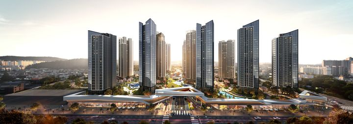 대전 변동 A구역 재개발 정비사업 투시도./사진제공=HDC현대산업개발