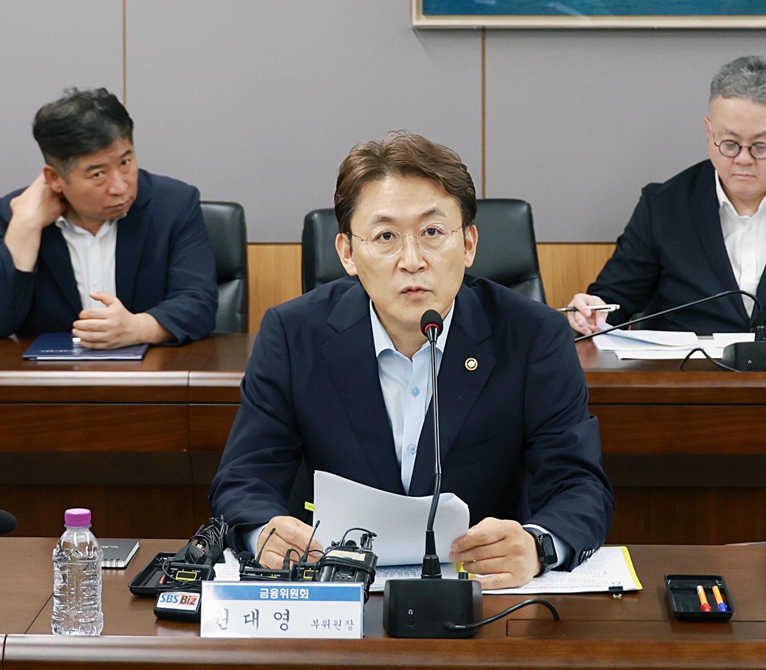 권대영 금융위원회 부위원장이 지난 8월 19일 개최한 '중대재해 관련 금융부문 대응 간담회'에서 발언하고 있다. / 사진제공 = 금융위원회