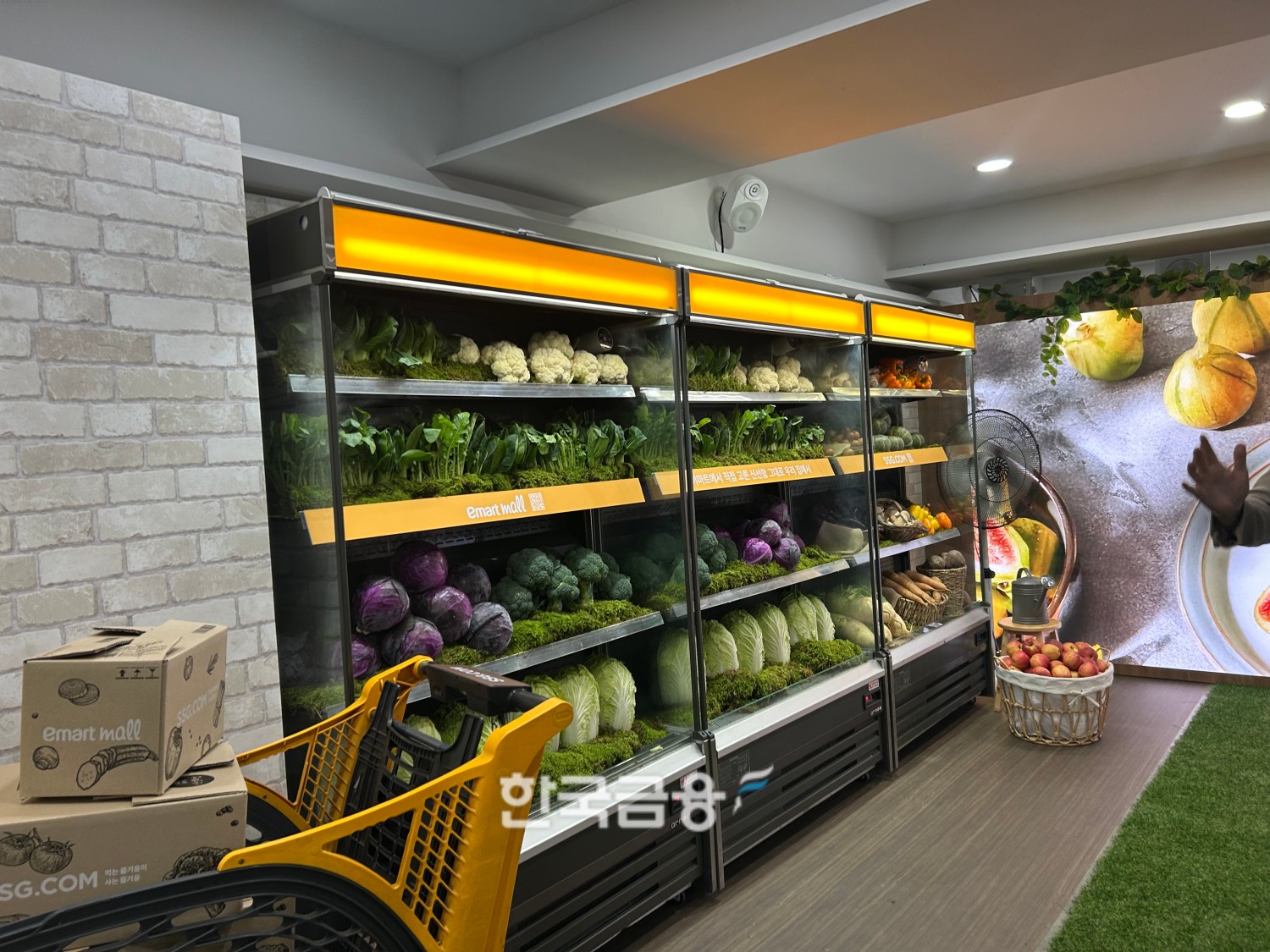 2층에 꾸며진 이마트몰 신선 라운지. /사진=박슬기 기자