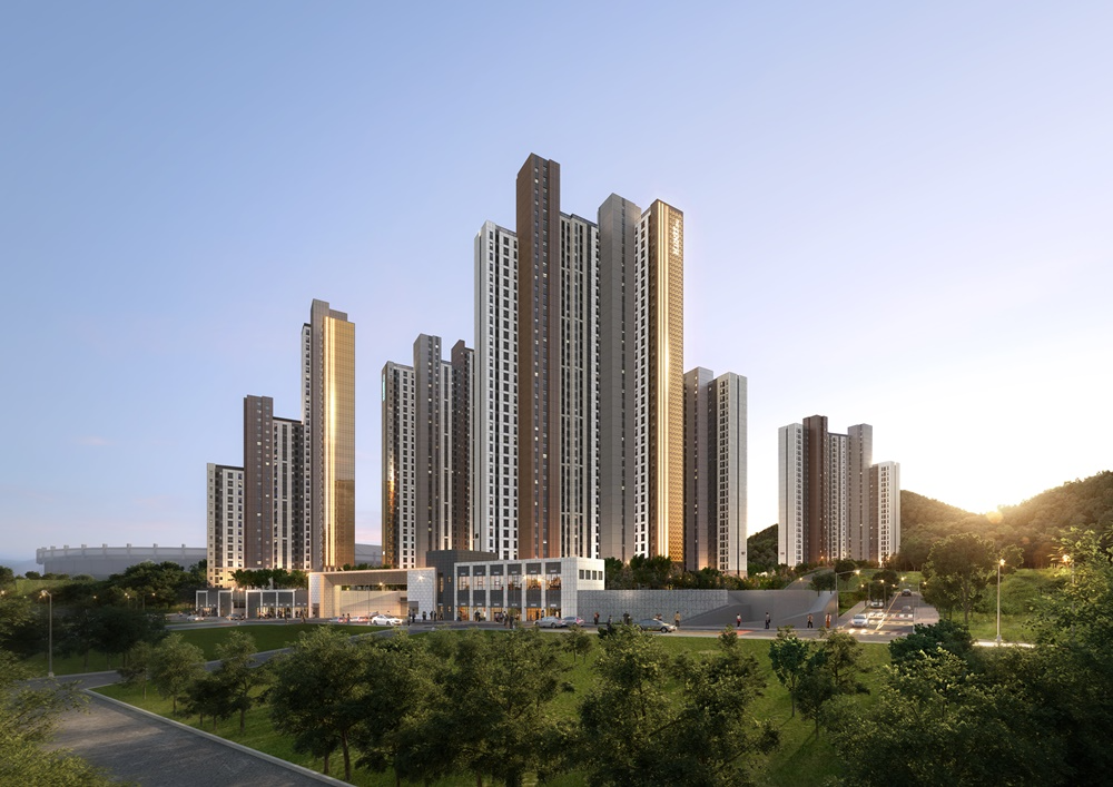 두산건설, ‘두산위브더제니스 구미’ 투시도./사진제공=두산건설