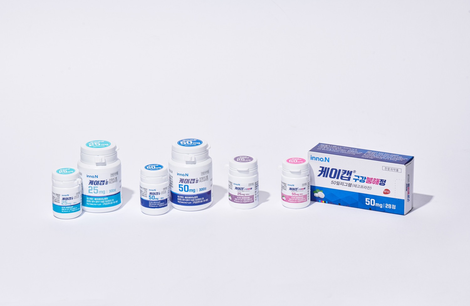HK이노엔 위식도역류질환 신약 케이캡 시리즈. /사진=HK이노엔