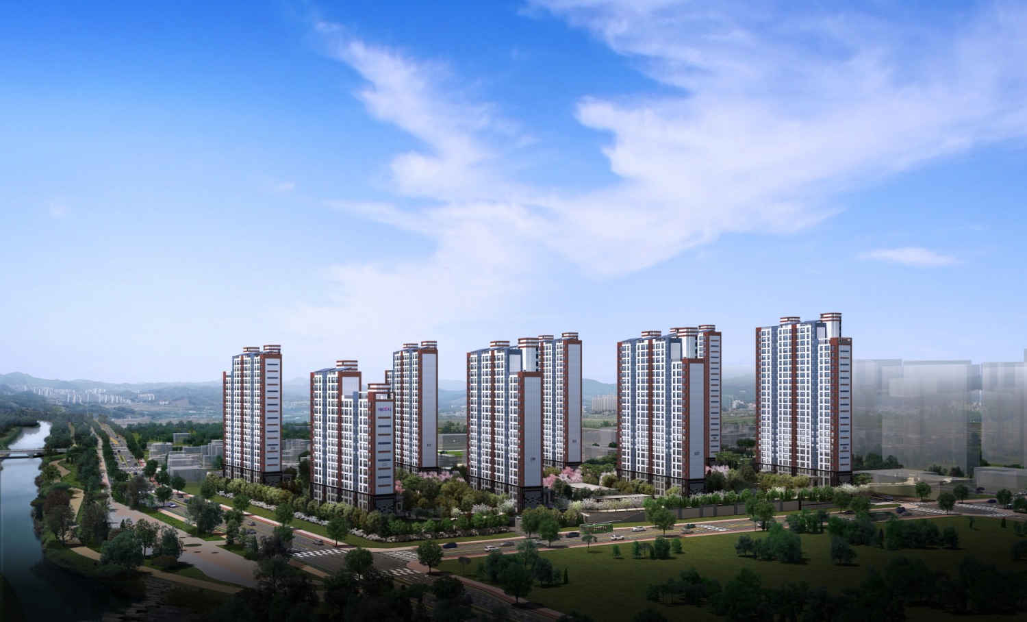 안성 아양 금성백조 예미지 투시도. /사진제공=금성백조