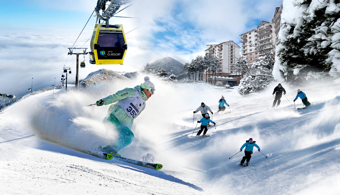 부영그룹 태백 오투리조트 스키장 전경./사진제공=부영그룹