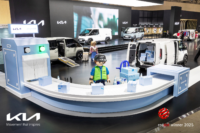 ‘더 기아 PV5’ 전시관인 ‘PV5 Story’. / 사진=기아