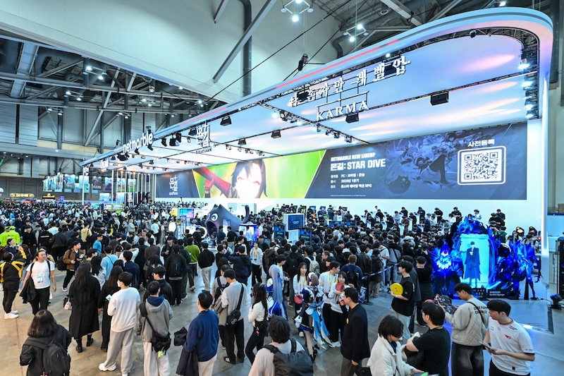 지스타2025 넷마블관 부스 전경. / 사진=넷마블