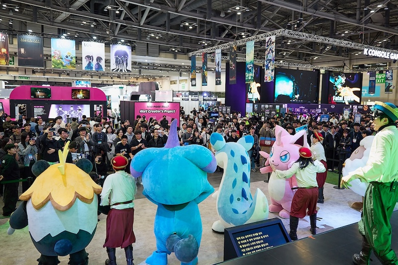 지스타 2025 크래프톤 부스 전경. / 사진=크래프톤