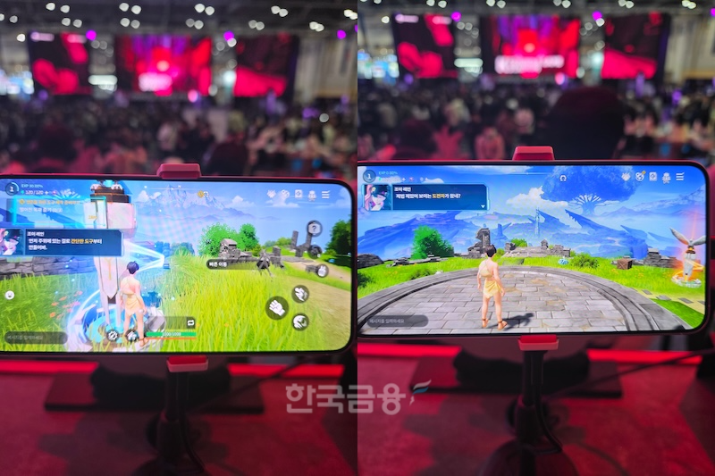 '팰월드 모바일' 시연 이미지. / 사진=정채윤 기자