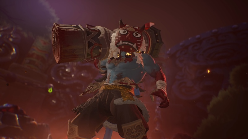 '몬길: 스타다이브'에서 강력한 보스로 등장하는 한국 도깨비 ‘두억시니’. / 사진=넷마블