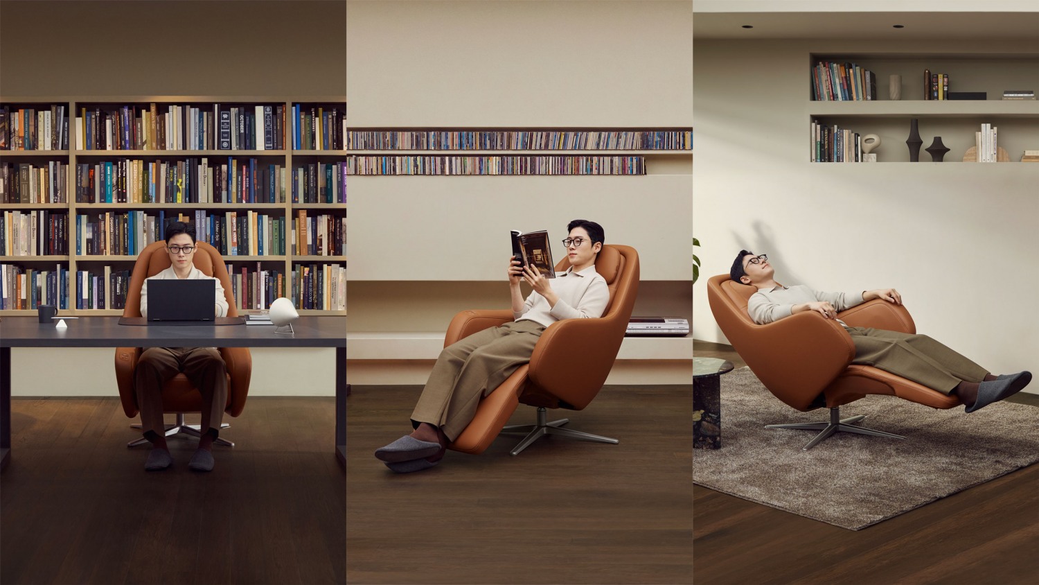 코웨이 비렉스 트리플체어./사진제공=코웨이