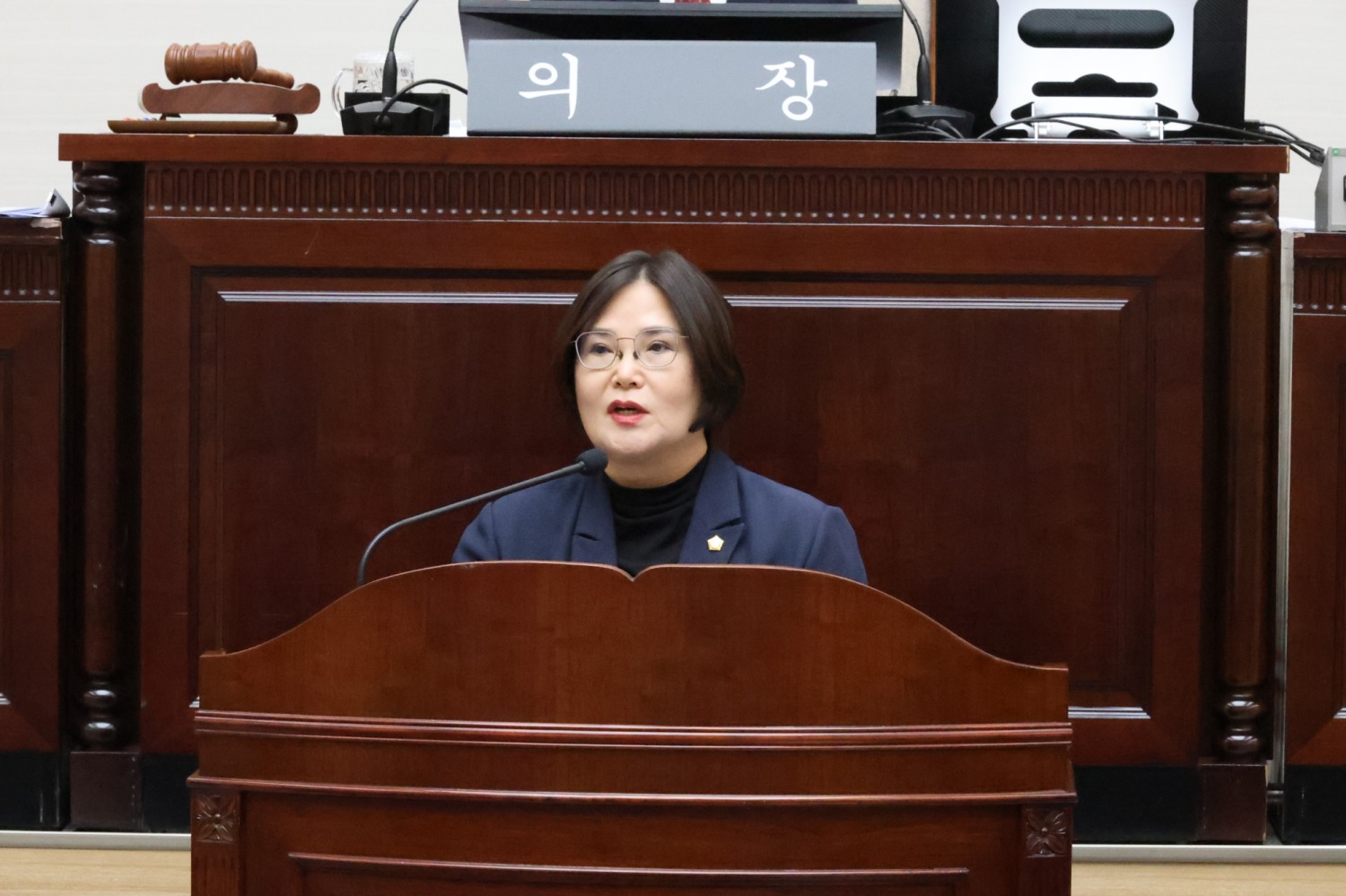 황금선 용산구의회 의원이 발언하는 모습./사진제공=황금선 의원실