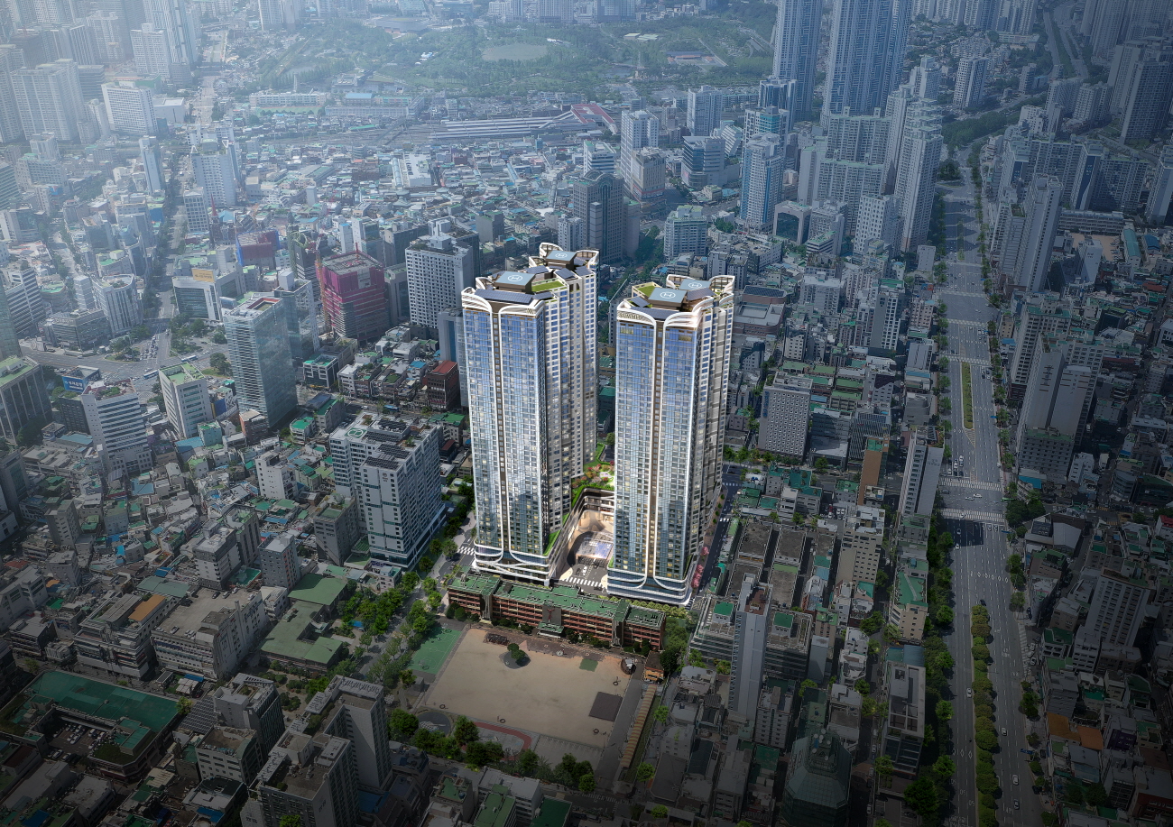 서면 써밋 더뉴 조감도./사진제공=대우건설