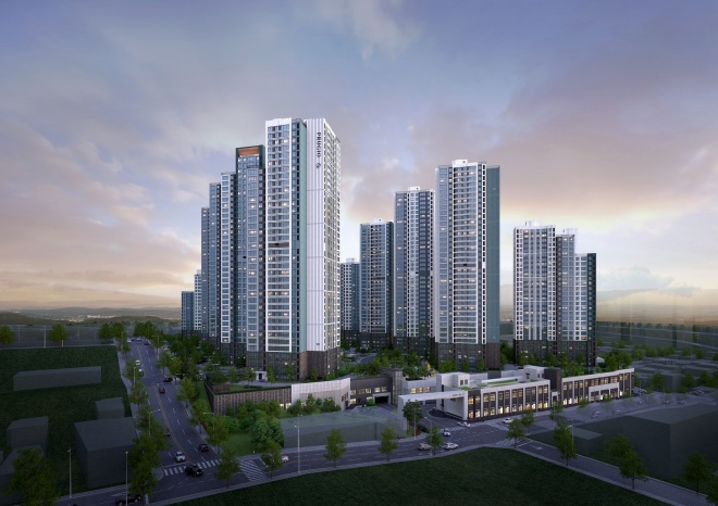 동래 푸르지오 에듀포레 조감도./대우건설