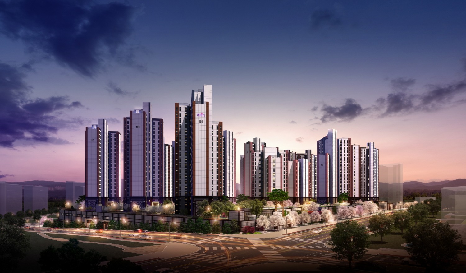 이천 중리 B3블록 금성백조 예미지 투시도./사진제공=금성백조